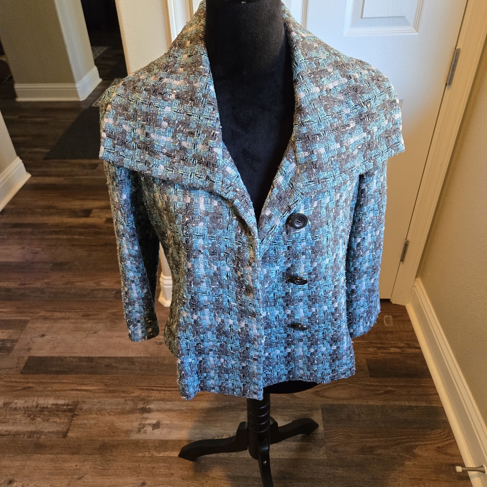 Doncaster Multicolor Tweed Blazer